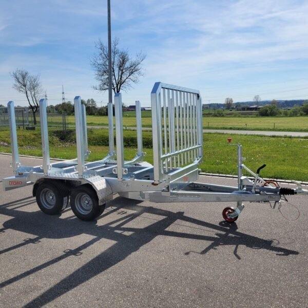 PKW Anhänger Holztransportanhänger 3500kg HT353017, Ladefläche (zwischen Rungen) ca. 3.00 x 1,77 m