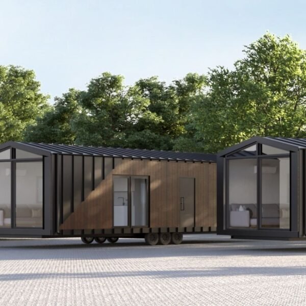 Maison modulaire de plain-pied, 50 m², standard clé en main