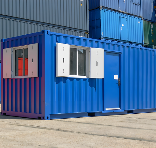 Container 20' bureau + cuisine et toilette