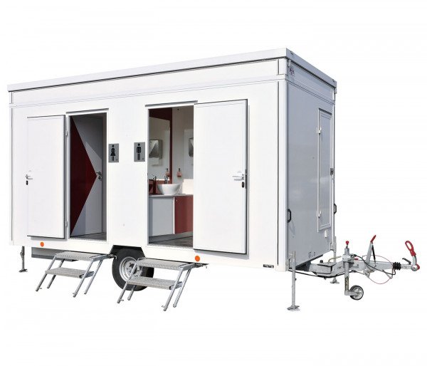 Remorque sanitaire 3 WC 2 urinoirs 2 lavabos