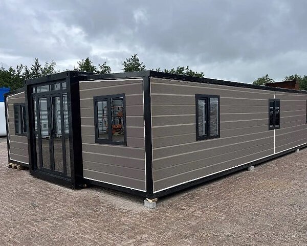 Conteneur Tiny House XXL Chalet de luxe pliable - 40 pieds  12 mètres